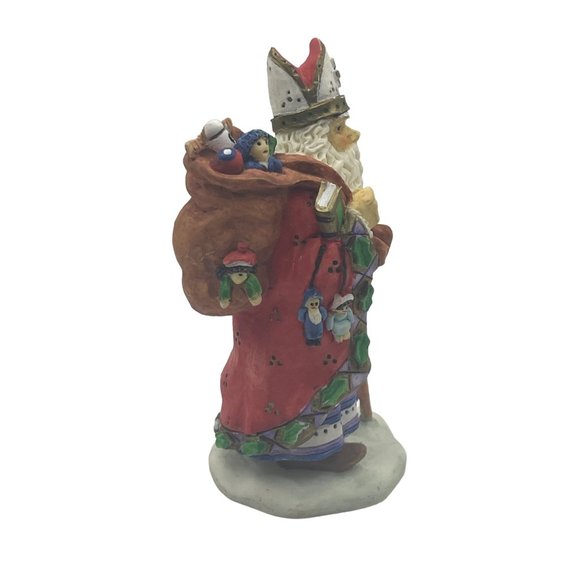 Bronson Collectibles Sinter Klaas From Holland 4" Old World Santa 1995 Signed - Picture 4 of 5